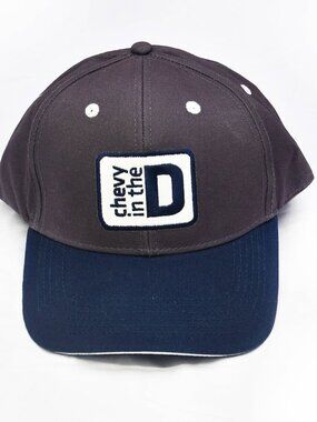 Chevy In The D Mesh Trucker Snapback Hat Cap Chevrolet Car Men /Women Blue Gray